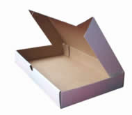 Белая картонная коробка типа «Книжка»