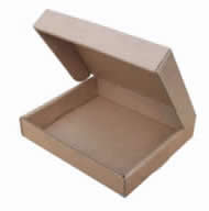 Коричневая картонная коробка типа «Книжка»