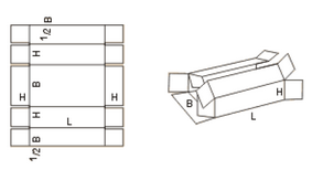 складной гофрокороб Fefco 0411