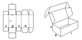 короб 0427 с язычковым соединением