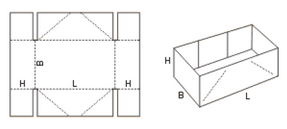 гофрокороб 0451 с язычковым соединением