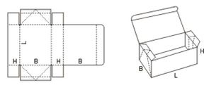 Гофрокороб сложной высечки 748